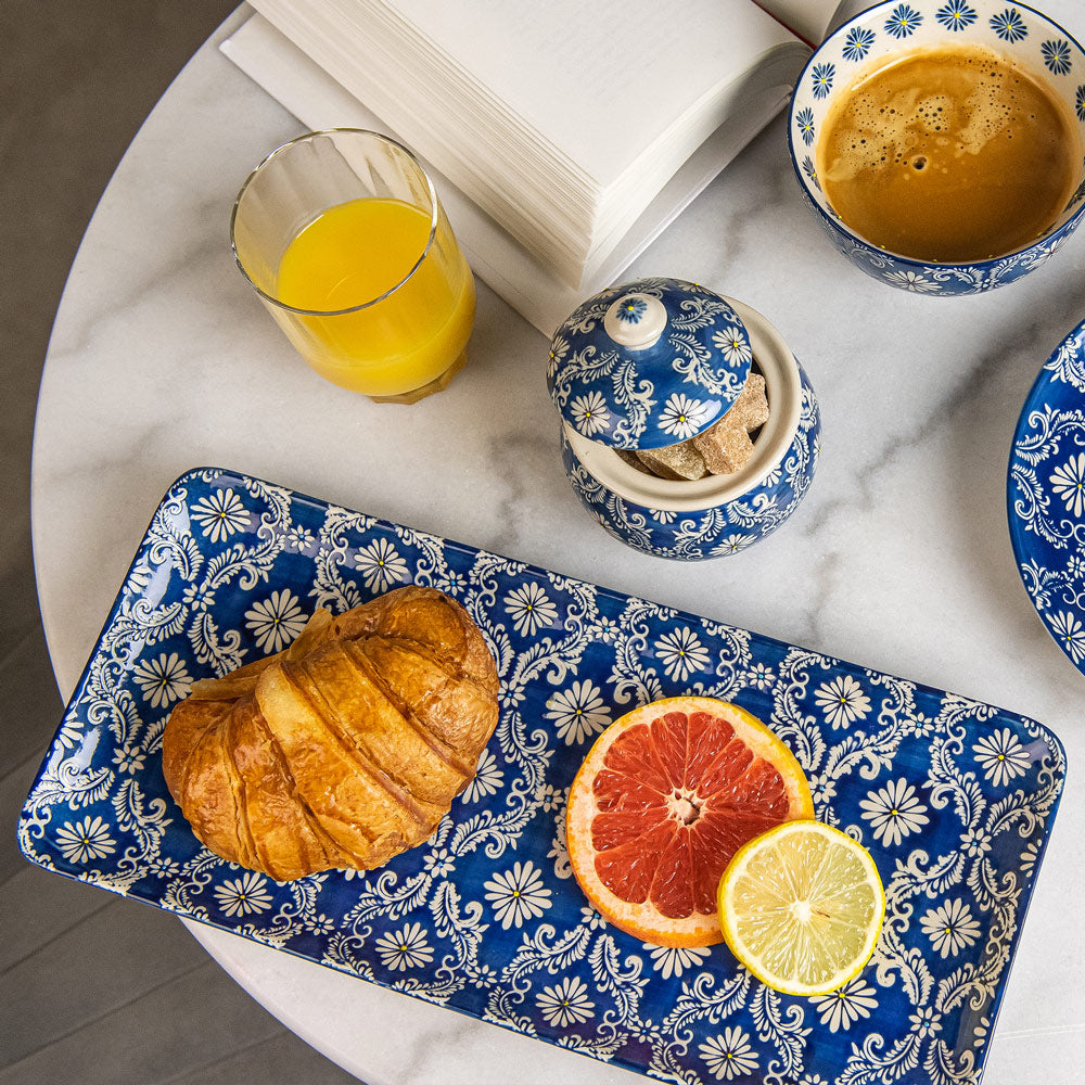 Coffret de 4 bols décors Almada 14 cm Table passion - Mathon - 4