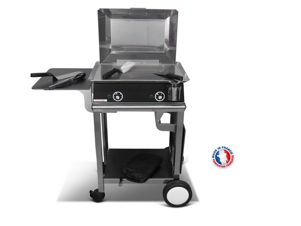 Pack plancha électrique  Classic 600 Carbon - Chariot Rivoli Planchaelec - Mathon - 1