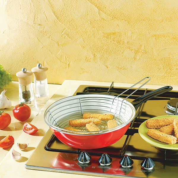 Poêle à friture 26,5 cm avec panier-égouttoir Baumalu - Mathon - 4