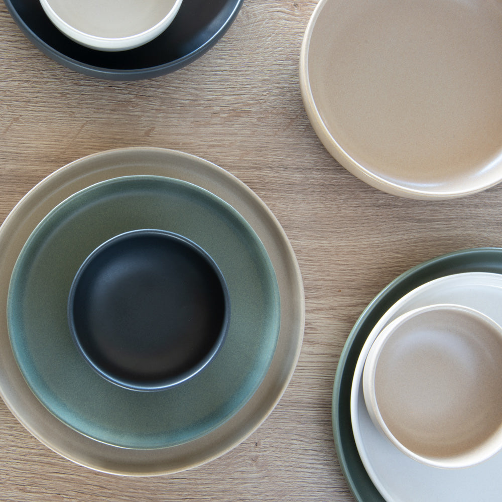 Assiette plate Uno sable 28 cm (lot de 6) Table passion - Mathon - 2