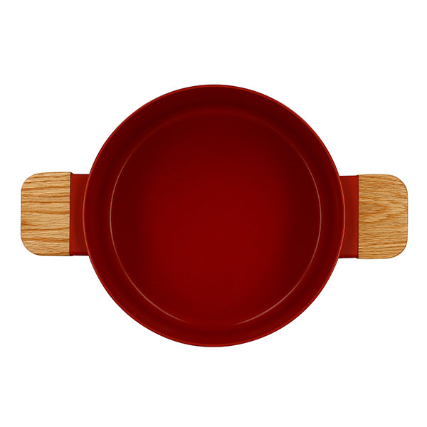 Faitout Ector induction aluminium revêtu 24 cm rouge Ogo - Mathon - 2