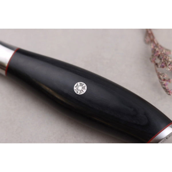 Couteau modèle chef Wusaki Fujiko Black 20cm manche en pakka Wusaki - Mathon - 5