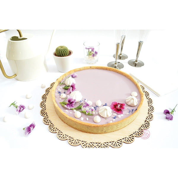 Cercle à tarte extensible perforé en inox Scrapcooking - Mathon - 2