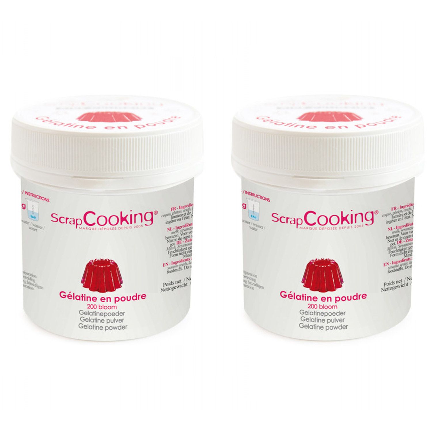 Gélatine en poudre 100 g Scrapcooking - Mathon