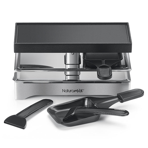 Appareil à raclette électrique 2 poêlons 440 W Naturamix - Mathon - 1