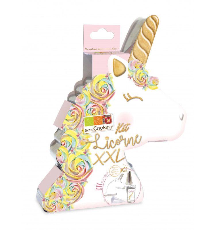 Coffret DIY - Mon gâteau Licorne XXL Scrapcooking - Mathon