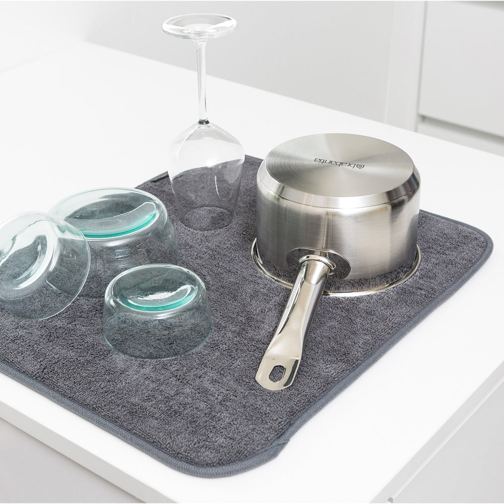 Tapis égouttoir en microfibre gris foncé Brabantia - Mathon - 2