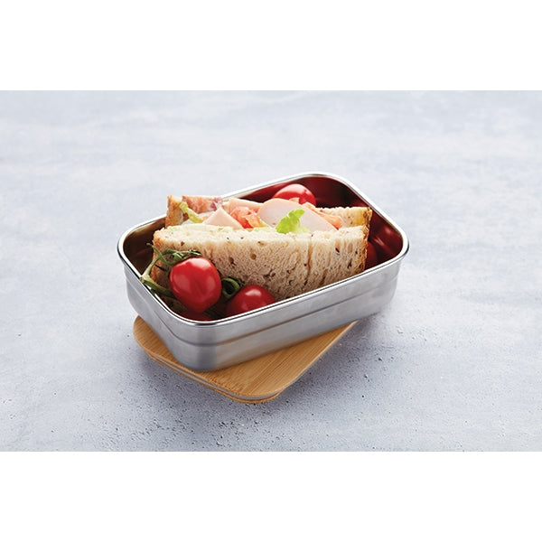 Lunch box inox et bambou 450ml Point Virgule - Mathon - 2