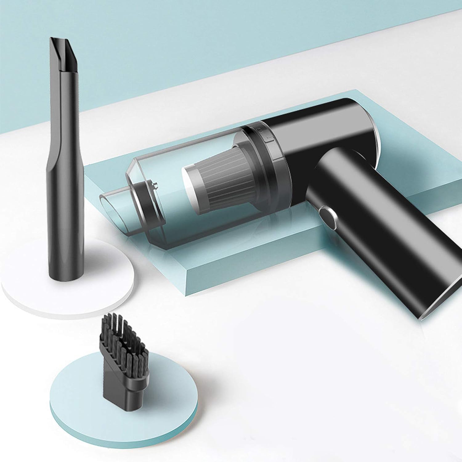 Aspirateur de table sans fil rechargeable 6000PA noir Vendos85 - Mathon