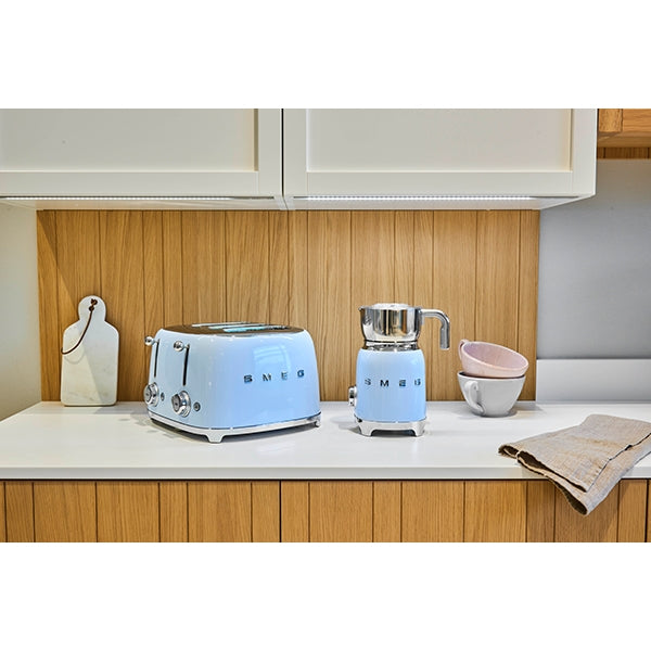 Toaster 4 fentes 2000 W TSF03PBEU bleu azur Smeg - Mathon - 4