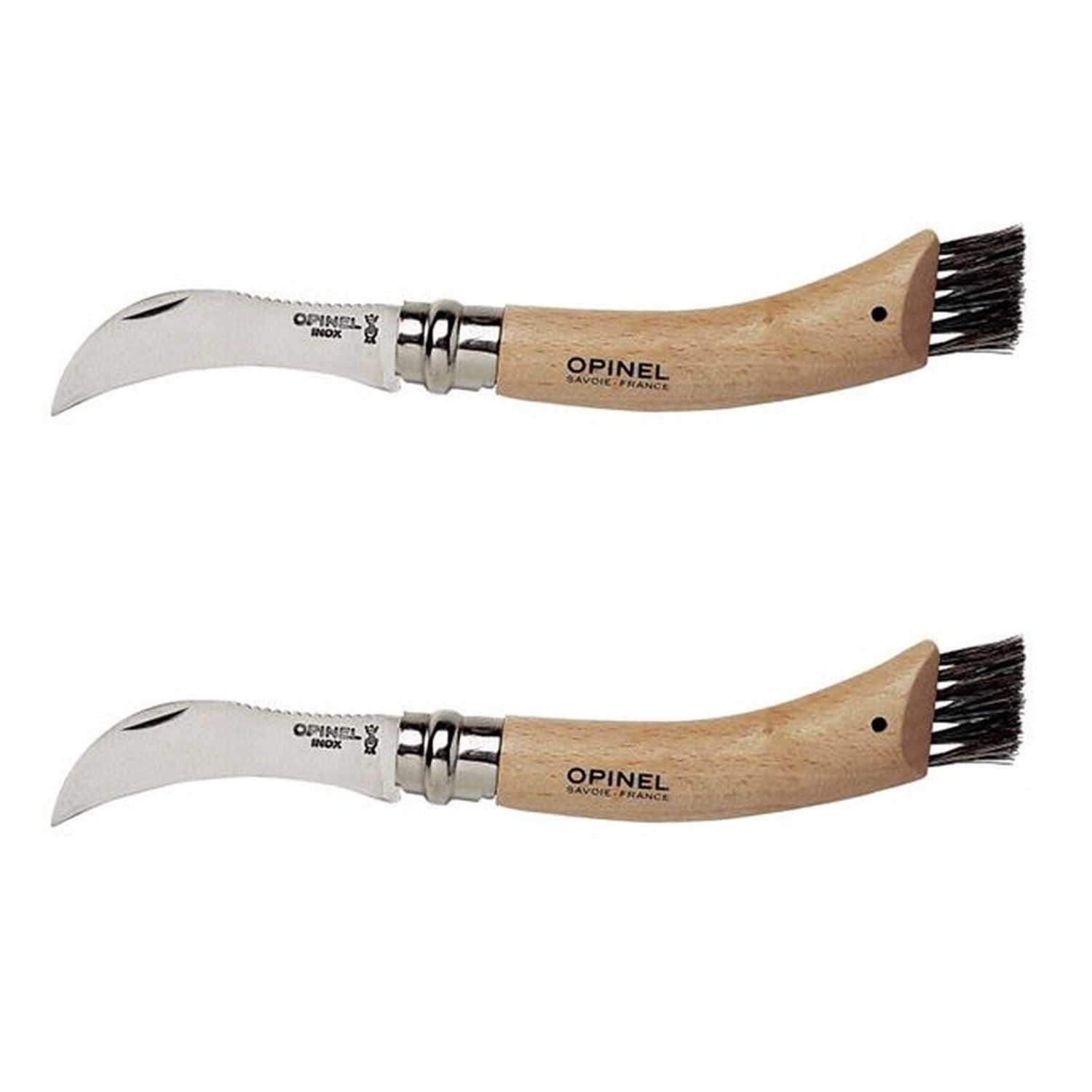 2 couteau à champignon Opinel 8 cm Ecodis - Mathon