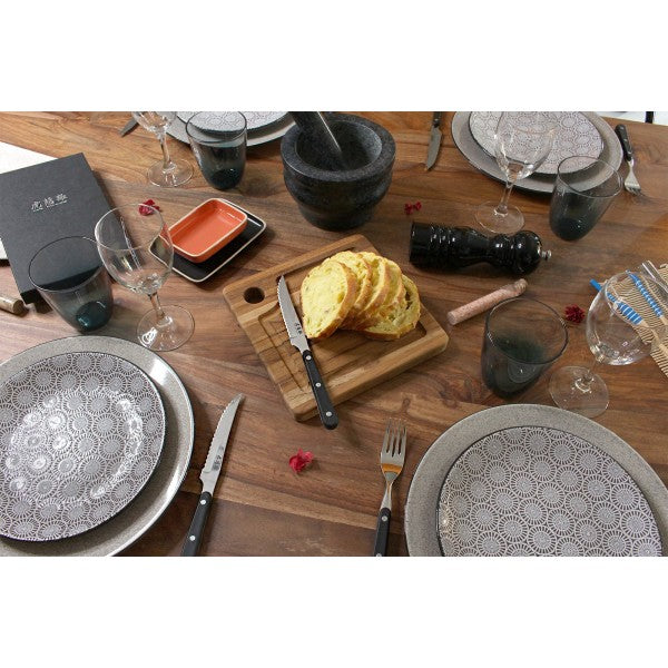 Set Wusaki Japan 4 couverts acier inox - Boîte noire Wusaki - Mathon - 5