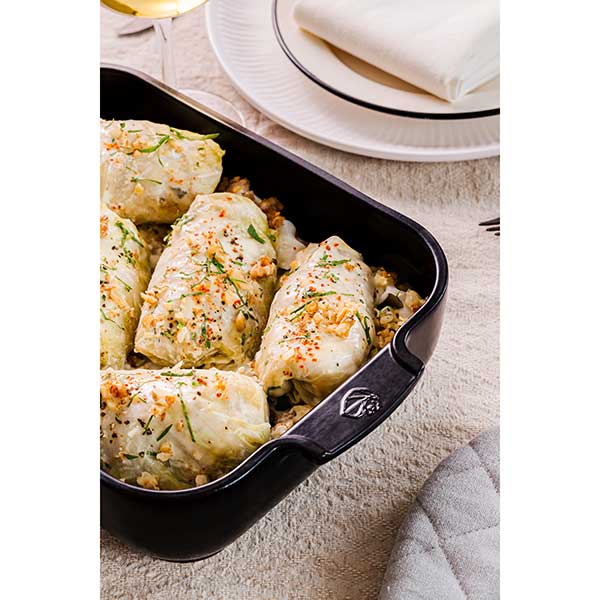 Plat à four céramique Appolia rectangulaire noir mat 40 cm Peugeot - Mathon - 4