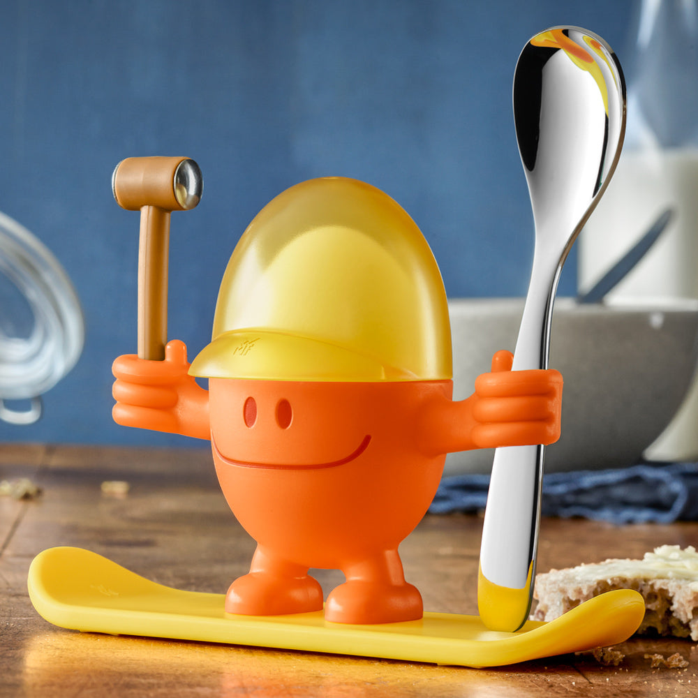 Coquetier Mc Egg avec cuillère orange WMF - Mathon - 2
