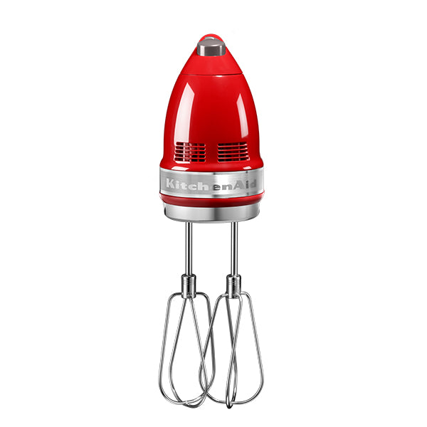 Batteur à main 9 vitesses empire 85 W 5KHM9212EER rouge Kitchenaid - Mathon - 5