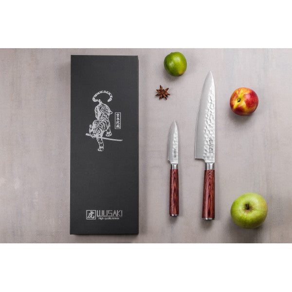 Coffret couteaux Chef + Office Wusaki Pakka X50 Wusaki - Mathon - 2