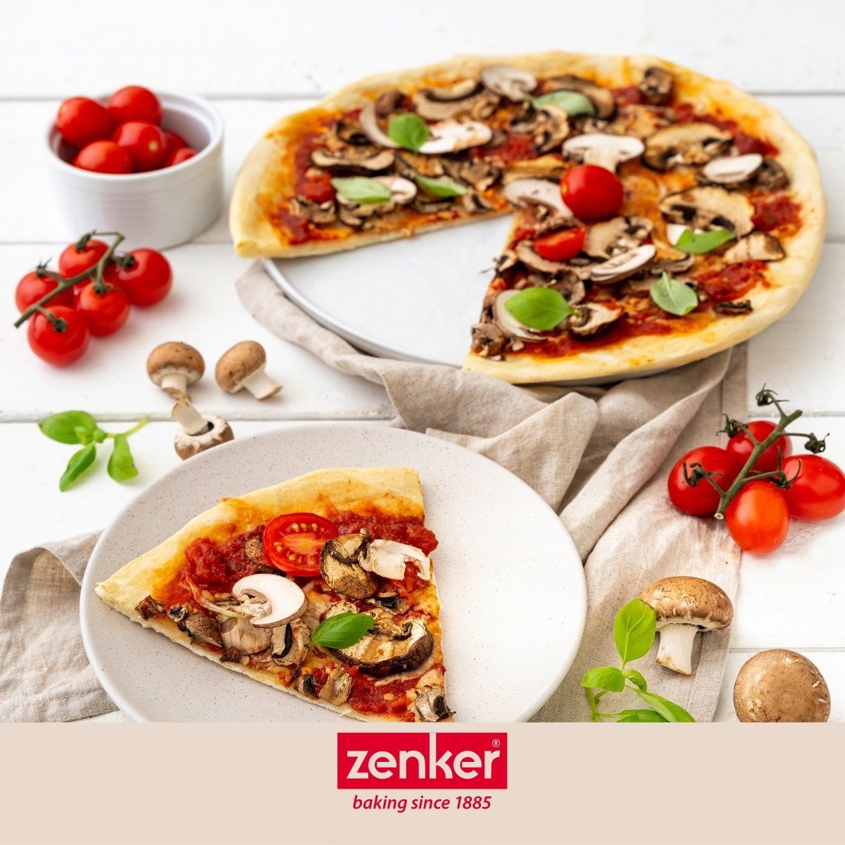 Plaque à pizza rectangulaire Zenker Spécial Countries