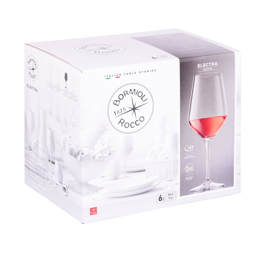Boîte de 6 verres à vin Electra 44 cl Bormioli Rocco - Mathon - 2