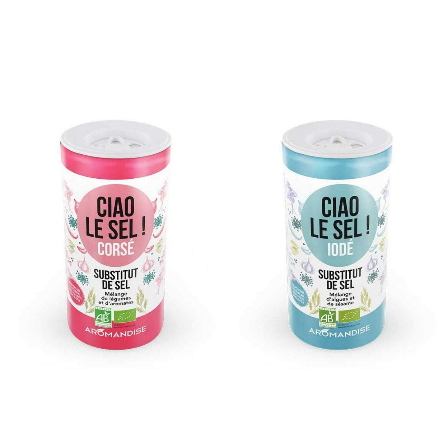 Duo de susbtituts de sel : Corsé et Iodé Aromandise - Mathon