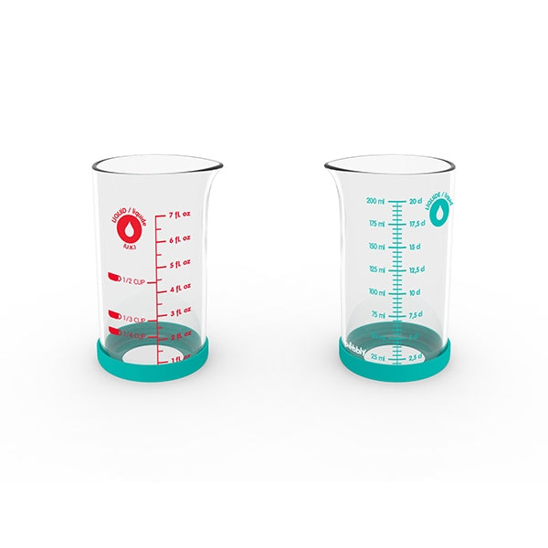 Verre doseur en verre avec silicone 200 ml Pebbly - Mathon - 4