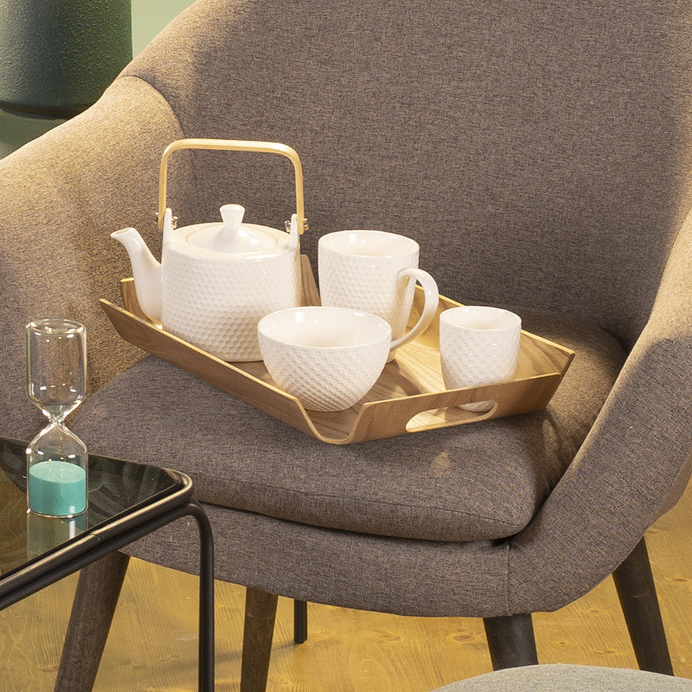 Coffret de 4 coupelles Snow white 11,5 cm Table passion - Mathon - 3