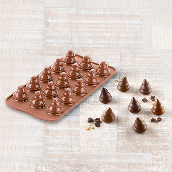 Moule silicone 15 Choco Tree Silikomart - Mathon - 1