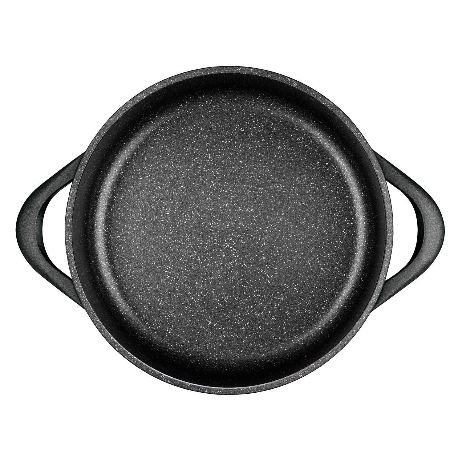 Batterie de Cuisine Induction 6 Pièces Aluminium Fonte 3 Casseroles 3 Couvercles  Noir BRI-MGK18 - Mathon - 9