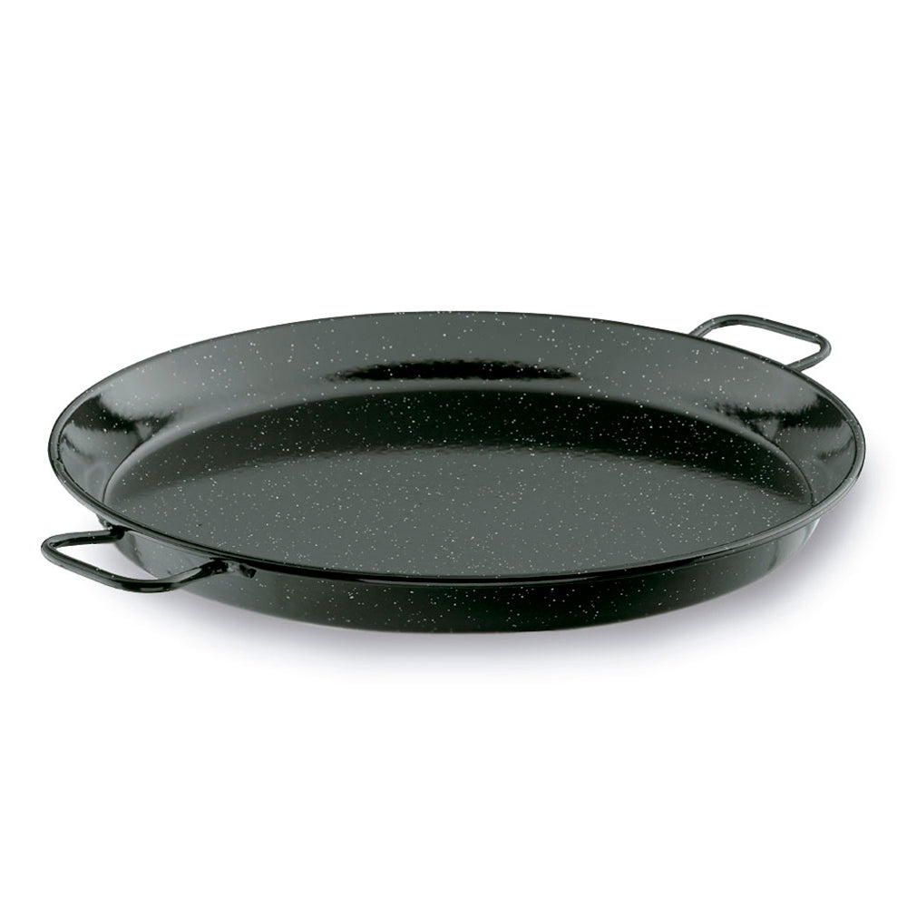 Plat pour paëlla 60 cm en acier émaille Lacor - Mathon