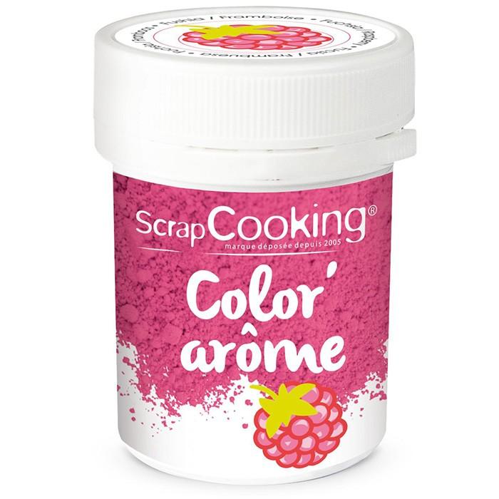 Colorant alimentaire rose - arôme framboise 10 g Scrapcooking - Mathon