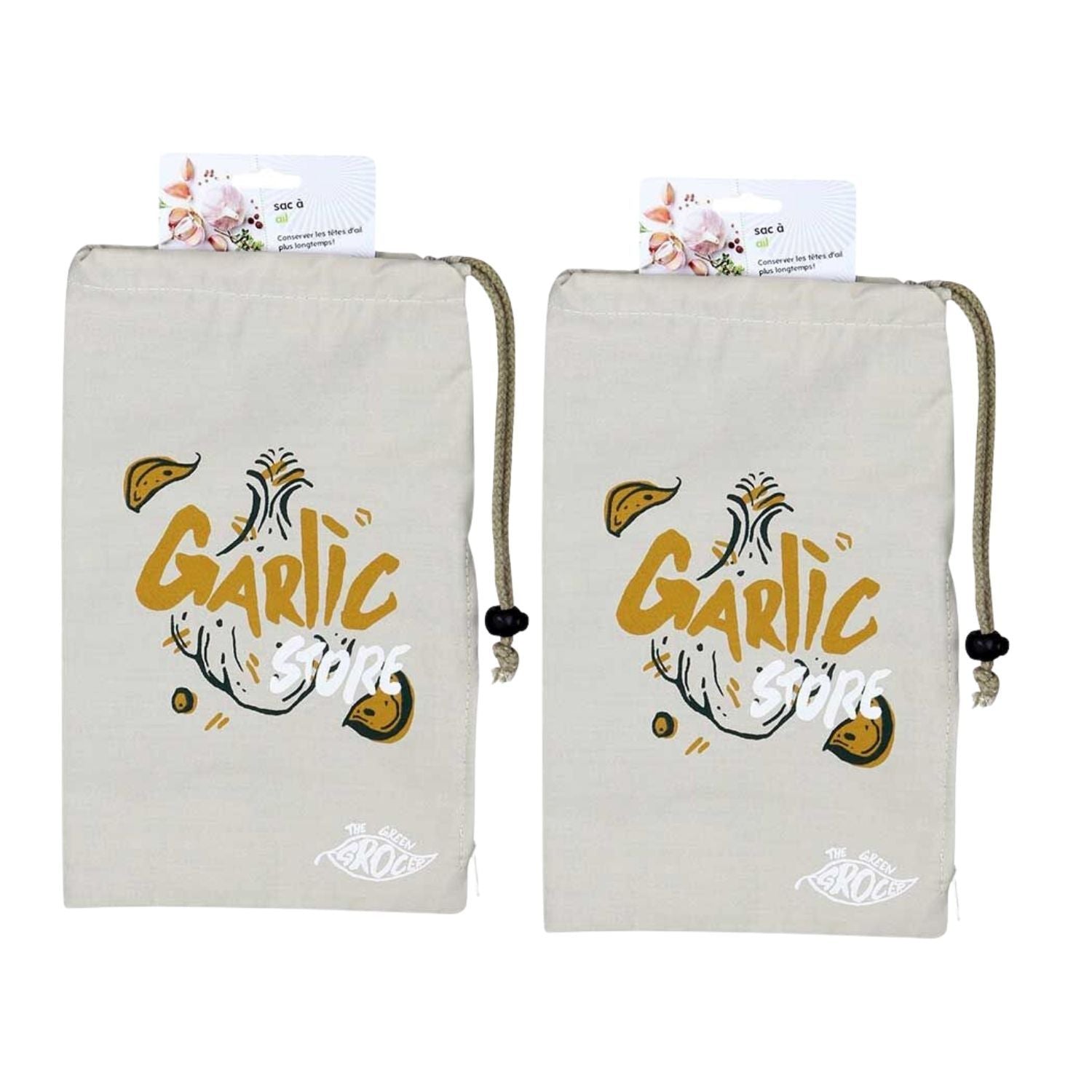 2 sac à ail 20 x 32 cm Chevalier diffusion - Mathon