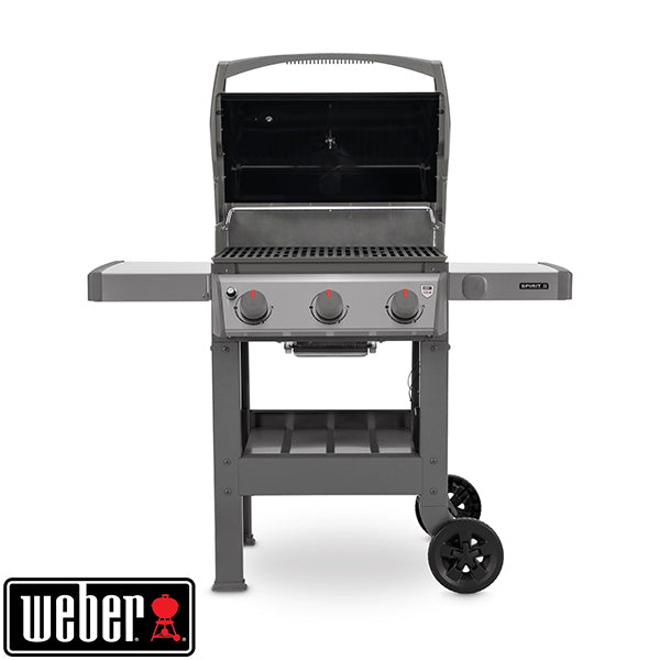 Barbecue à gaz Spirit II E-310 Plancha noir Weber - Mathon - 1