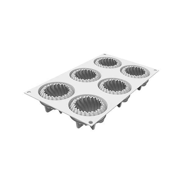 Moule en silicone pour 6 portions Mini Wave Silikomart - Mathon - 4