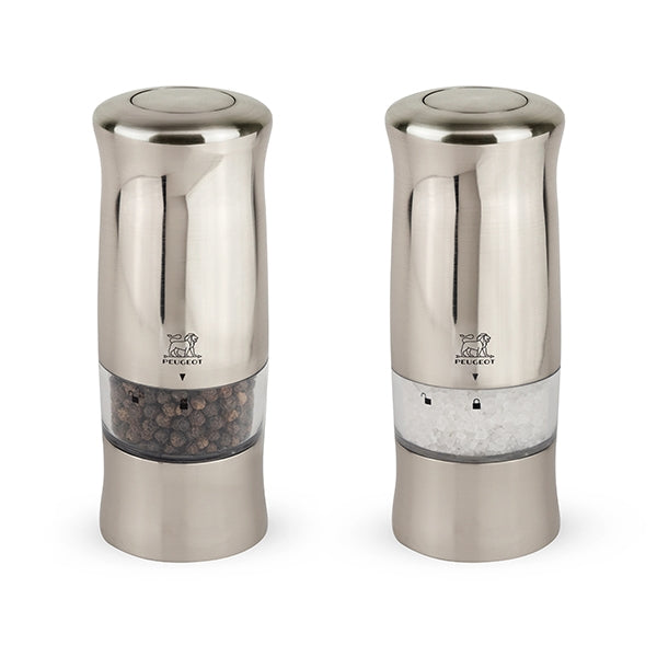 Duo de moulins électriques inox Zeli Peugeot - Mathon - 1