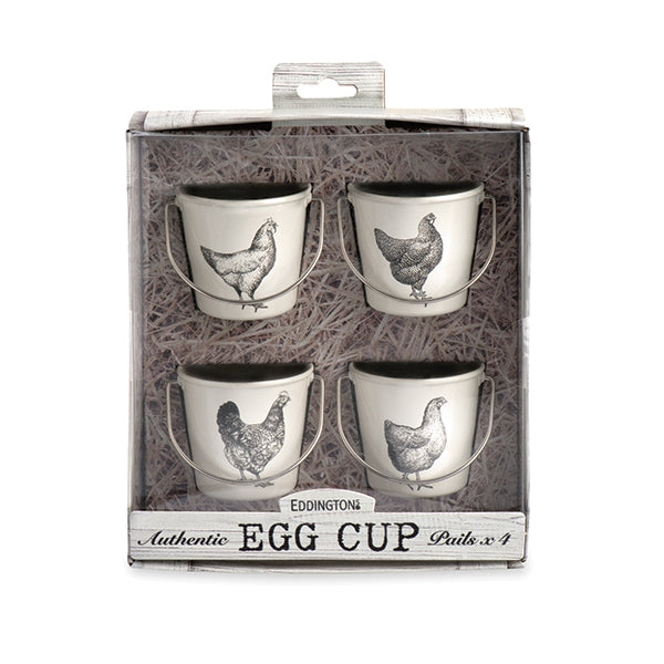 4 coquetiers authentic en métal - Mathon