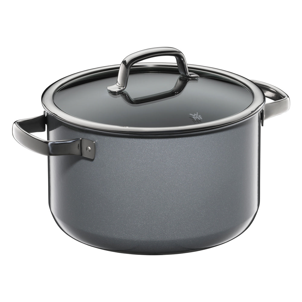 Faitout Fusiontec Mineral haut 24 cm Platinium WMF - Mathon