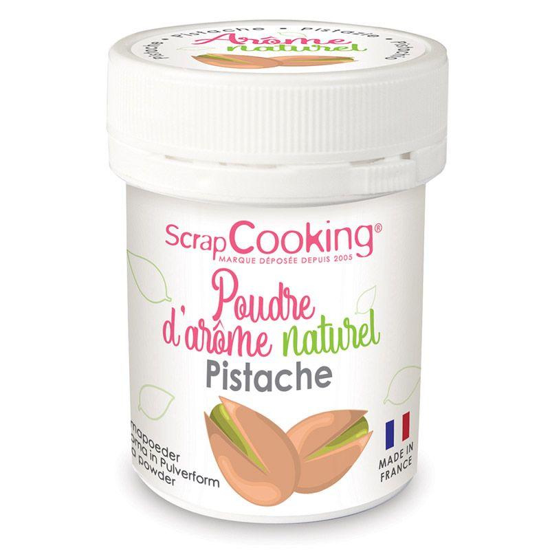 Arôme alimentaire naturel en poudre 15 g - pistache Scrapcooking - Mathon