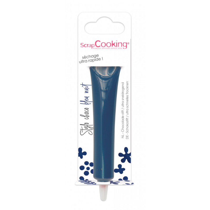 Stylo goût chocolat bleu nuit 25g Scrapcooking - Mathon - 1