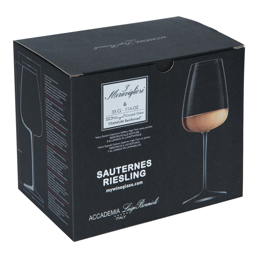 Boîte de 6 verres à pied Meravigliosi 35 cl Bormioli Luigi - Mathon - 2