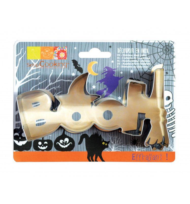 Découpoir à biscuits en inox - Booh Halloween Scrapcooking - Mathon