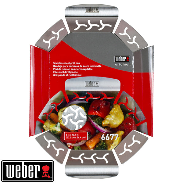 Grand panier à légumes en acier inoxydable Weber - Mathon - 6