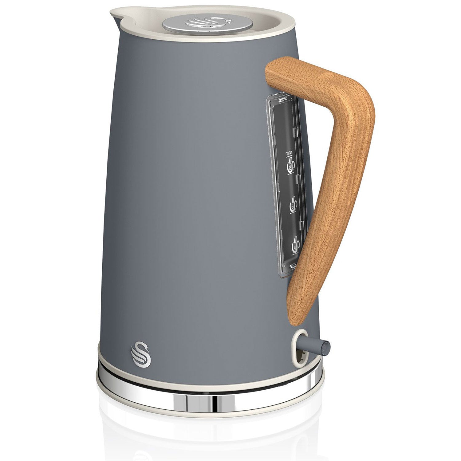 Bouilloire électrique 1,7L Ultra Rapide Sans Fil Design Moderne Nordic 2200 Gris SK14610GRYNEU - Mathon - 7