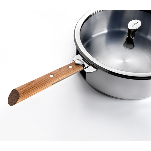 Poignée amovible Casteline en bois de hêtre Cristel - Mathon - 2