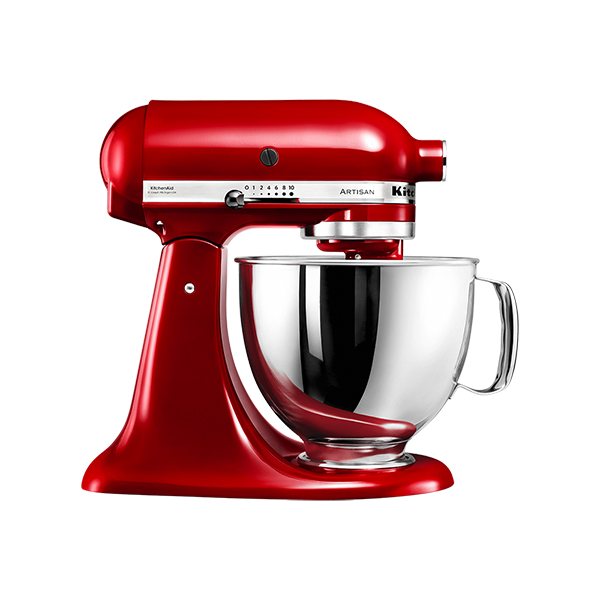Robot pâtissier multifonction Artisan Rouge Empire 300 W 5KSM125EER Kitchenaid - Mathon - 1
