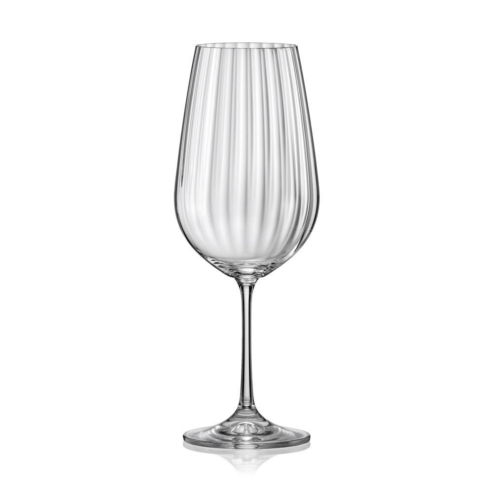 Boîte de 6 verres à pied Waterfall 55 cl Table passion - Mathon - 1