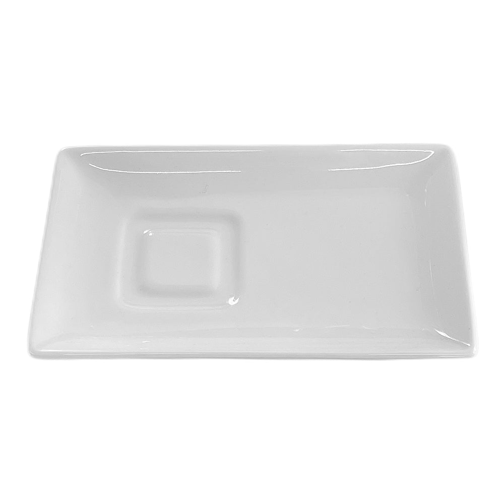 Sous tasse 14 x 9 cm en porcelaine (lot de 3) Porcelaine Girard - Mathon