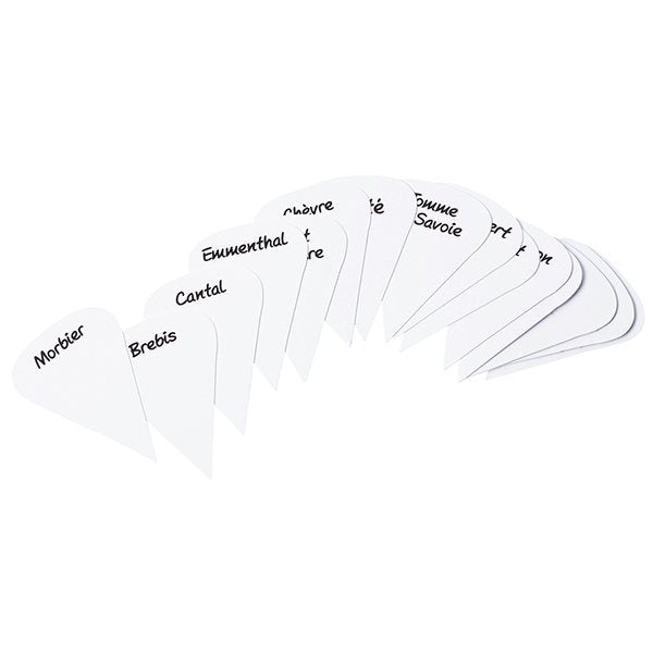 Boite de 16 étiquettes marque-fromages - Mathon - 2