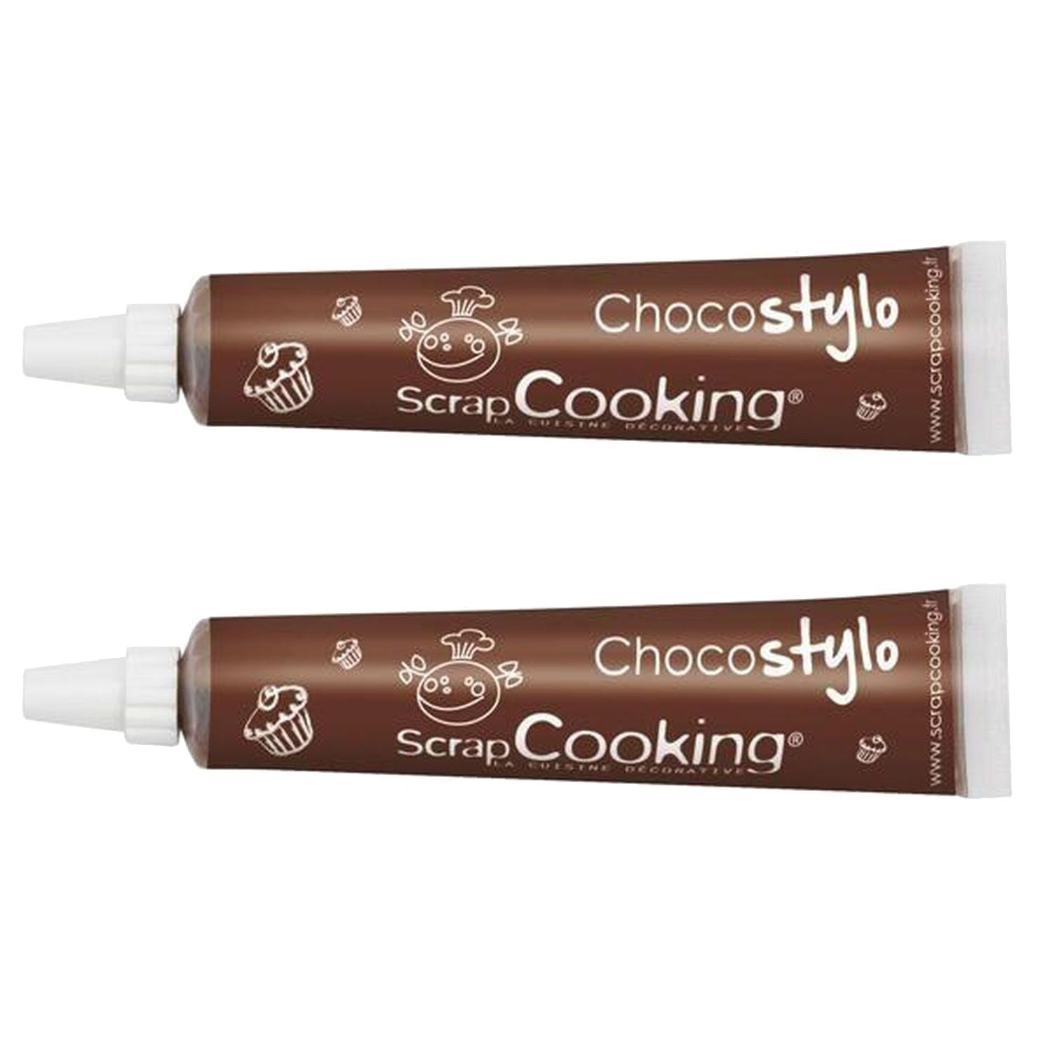 2 stylos chocolat Scrapcooking - Mathon
