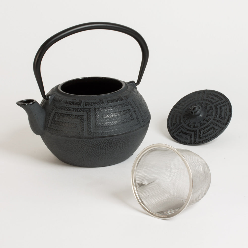 Théière en fonte avec filtre inox 1.2 l zen gris Table passion - Mathon - 2