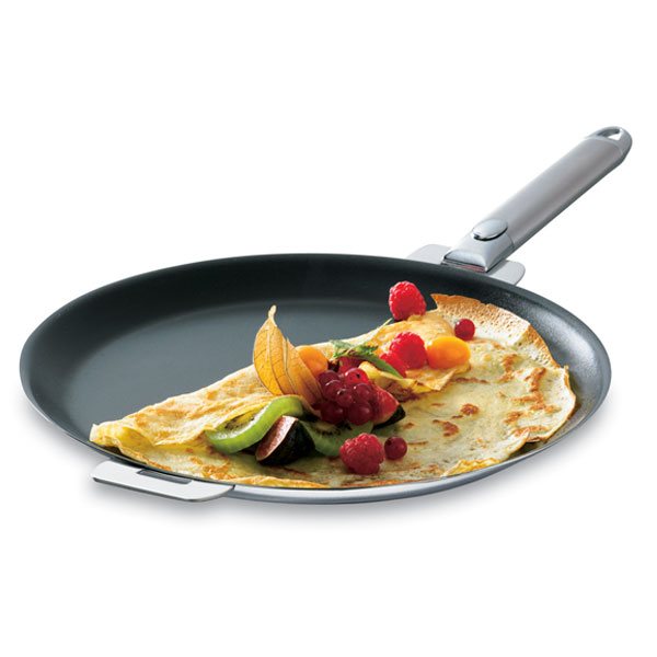 Poêle à crêpes inox antiadhérente Mutine sans manche 26 cm Cristel - Mathon - 2