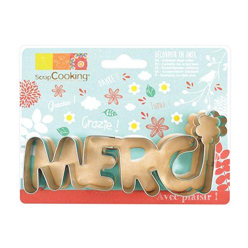 Découpoir à biscuits en inox - Merci Scrapcooking - Mathon
